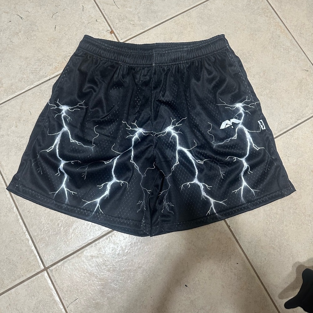 Above Millions Men's Black Lightning Shorts